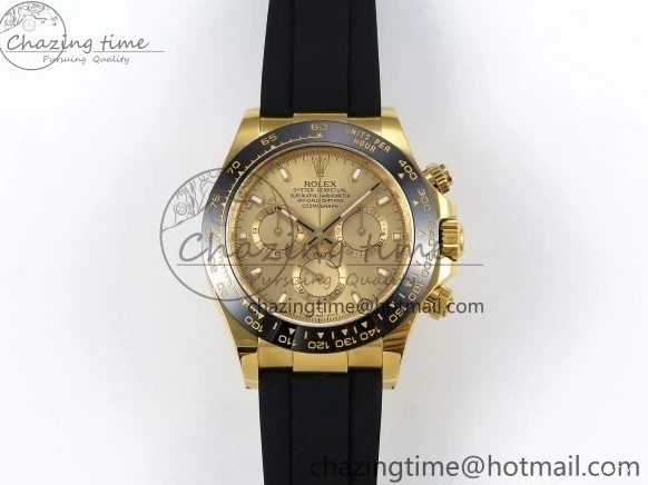 MiroTime 0220 Efficient Daytona 116518 Clean 1:1 Best Edition YG Dial on Oysterflex Rubber Strap SA 1673